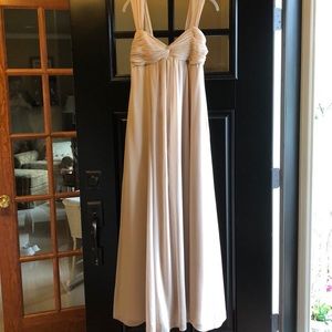 David’s Bridal Taupe Formal Dress
